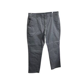 English Laundry Mens Gray Chino Pants 34x30 Cotton Blend Slim Fit Casual Style